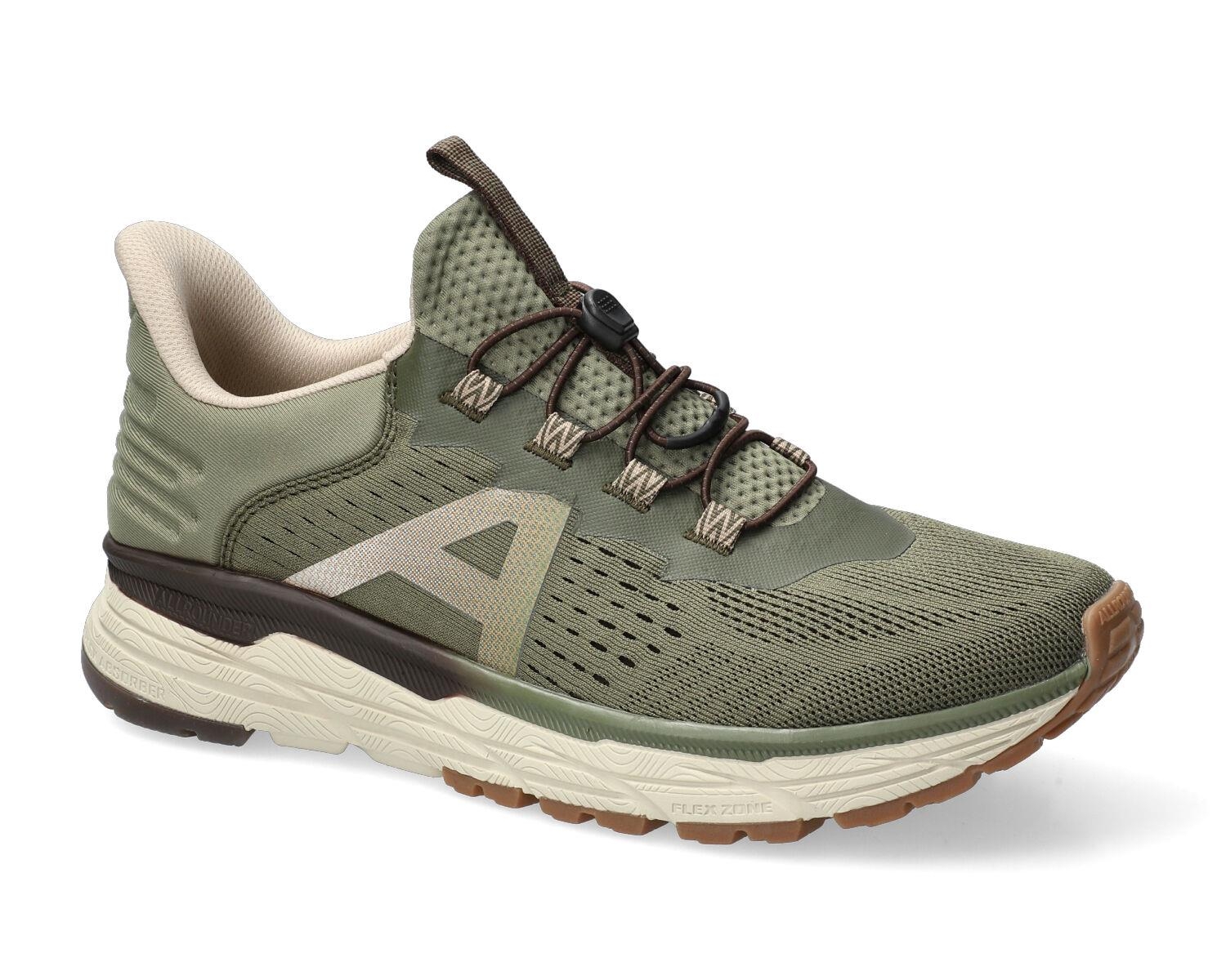 lacets homme modèle Acadius Vert olive - Mephisto